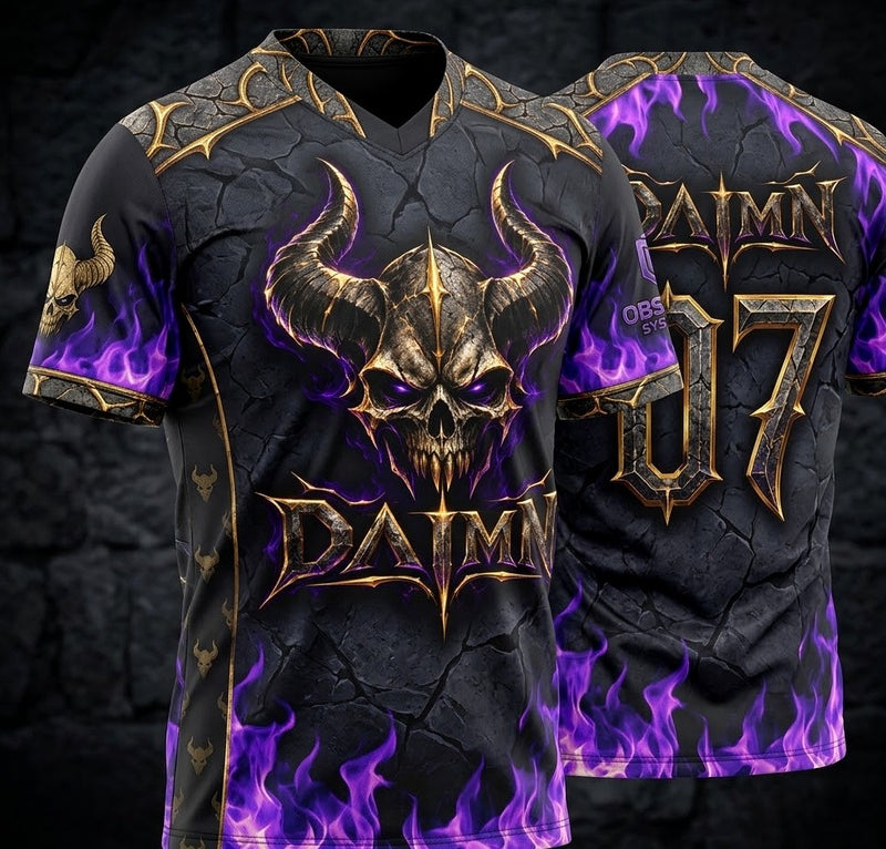 DAIMN Fracture Jersey front and back
